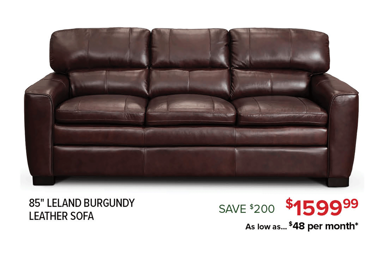 Leland-Burgundy-Leather-Sofa