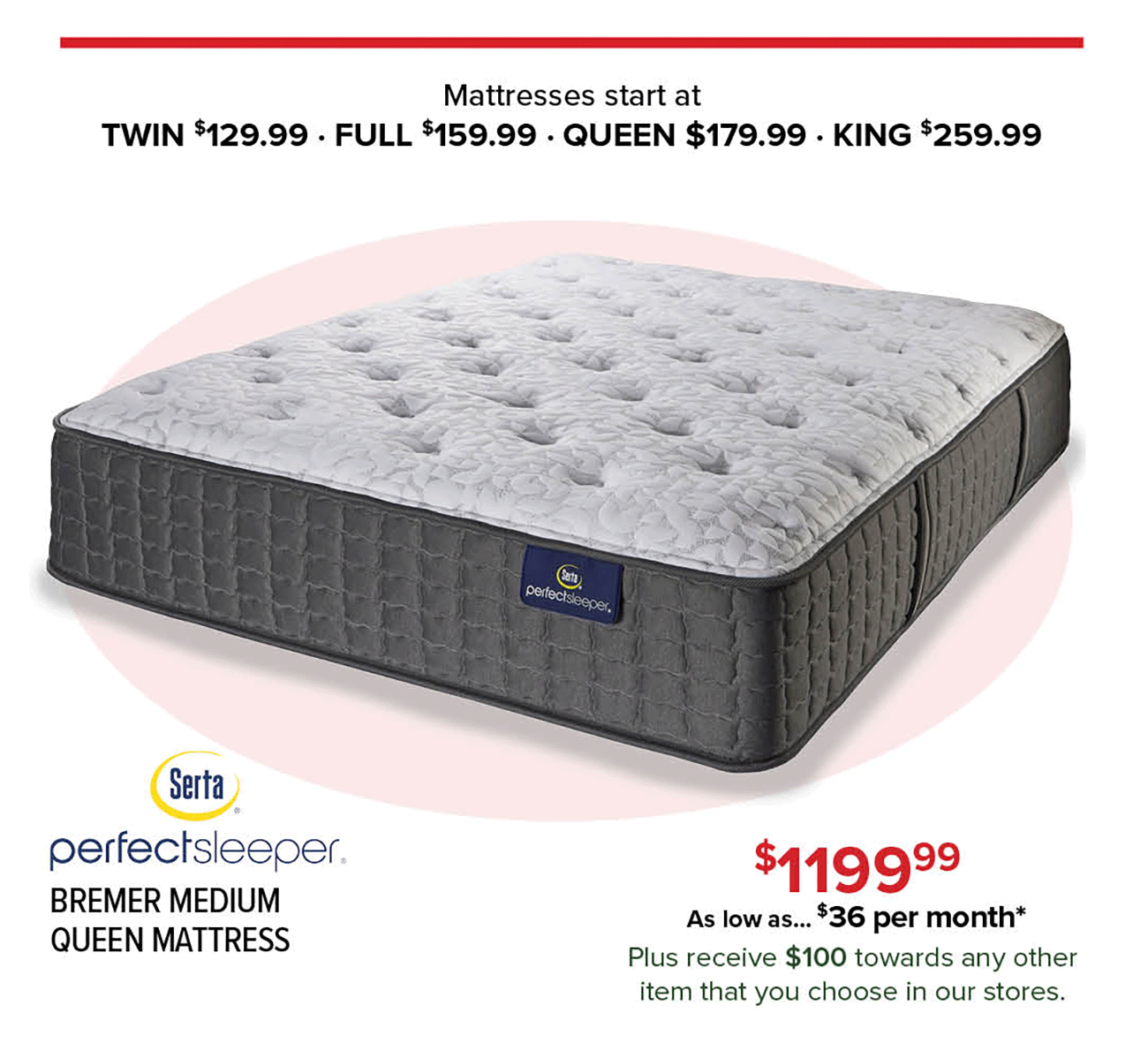 Serta-Bremer-Queen-Mattress