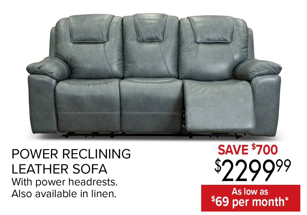 Power-reclining-leather-sofa