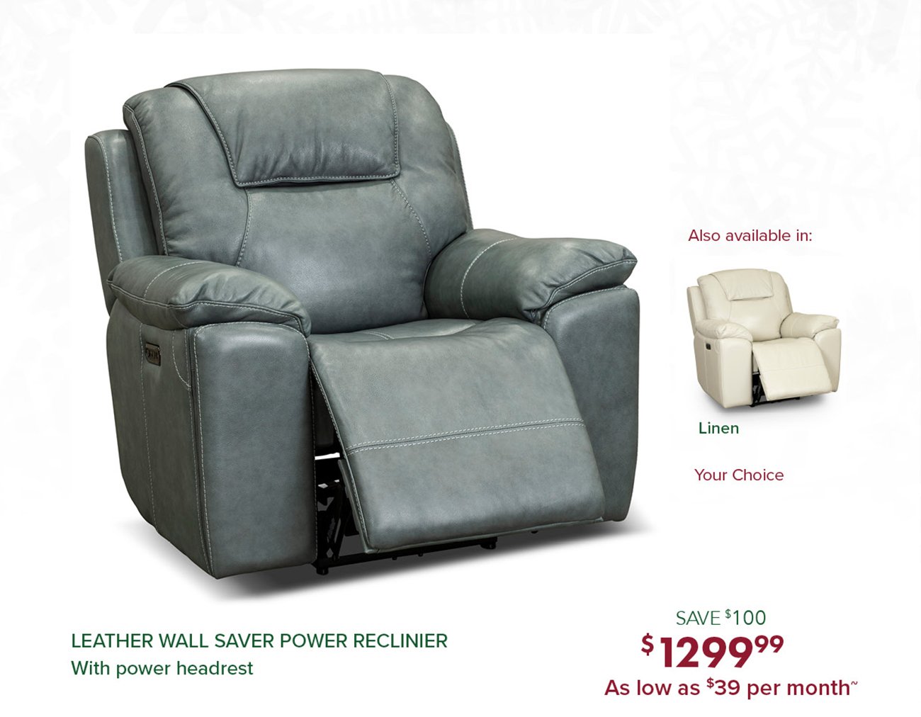 Leather-power-recliner