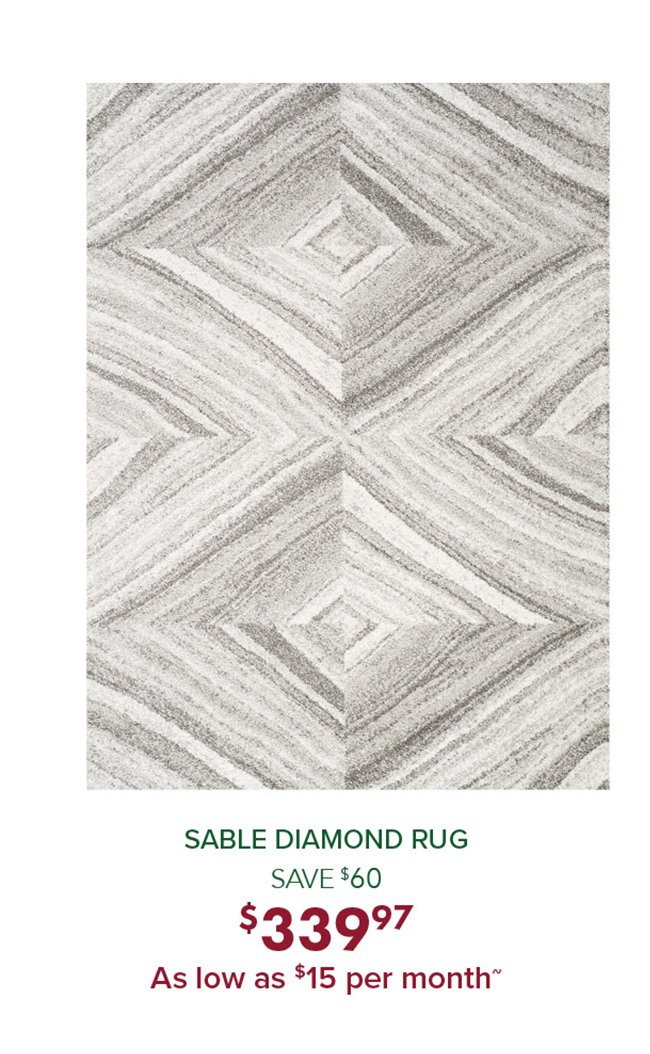 Sable-diamond-rug