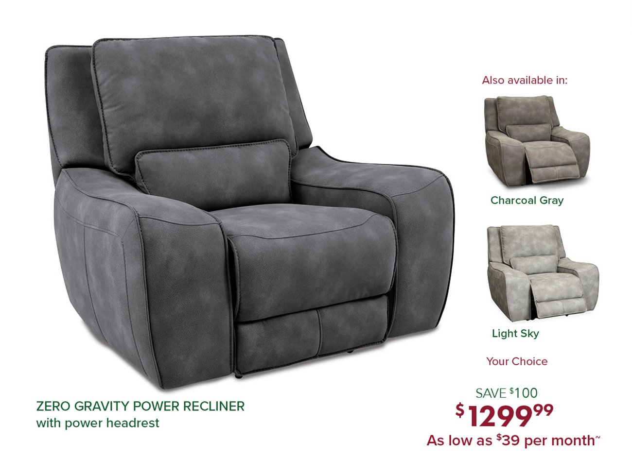 Zero-gravity=power-recliner