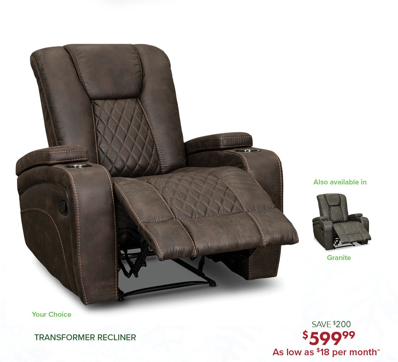 Transformer-recliner