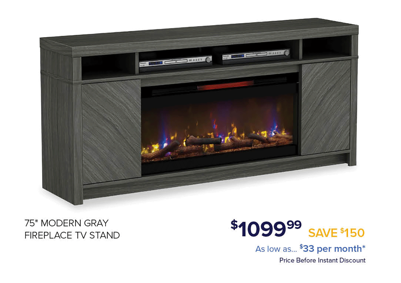 Modern-Gray-Fireplace-TV-Stand