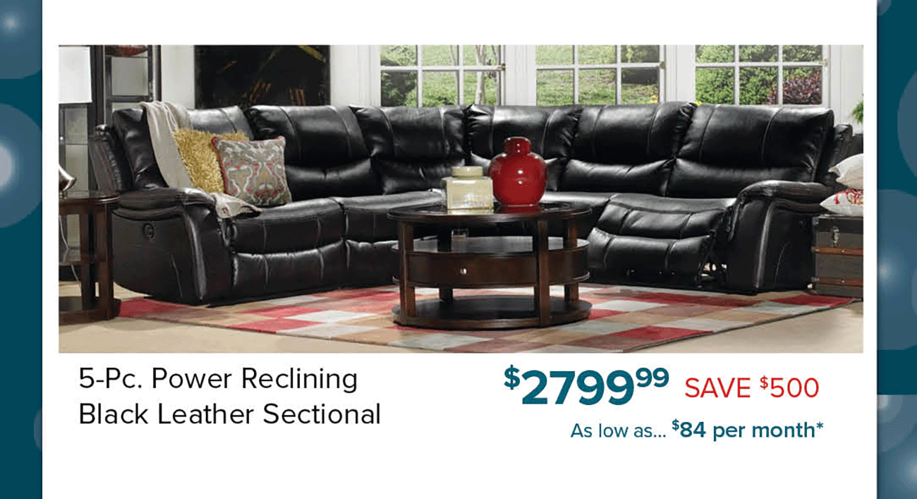 Black-Leather-Power-Reclining-Sectional