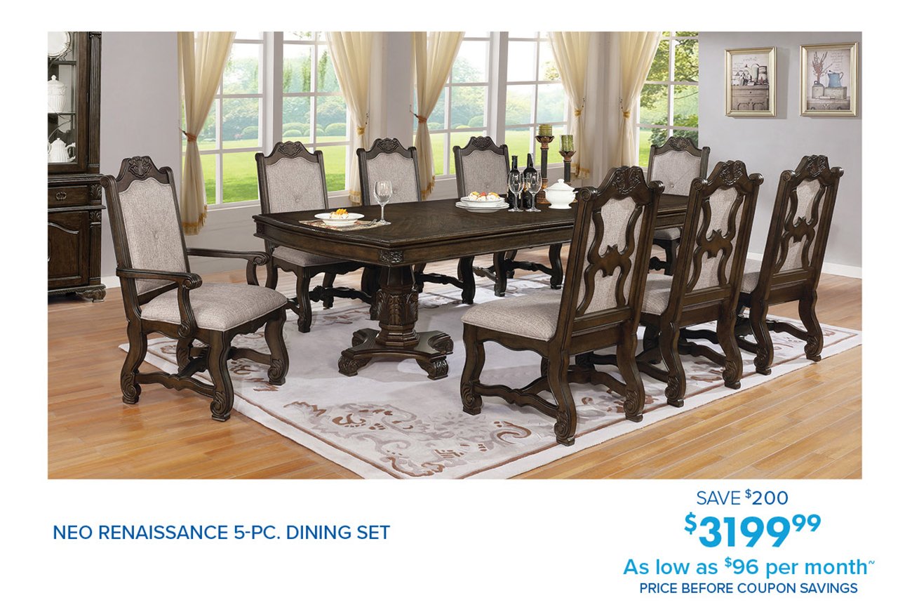 Neo-Renaissance-dining-set