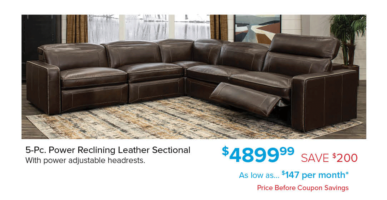 Brown-Power-Reclining-Leather-Sectional