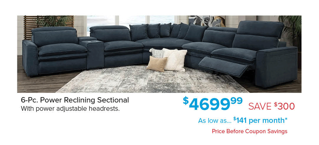 Navy-Blue-Power-Reclining-Sectional