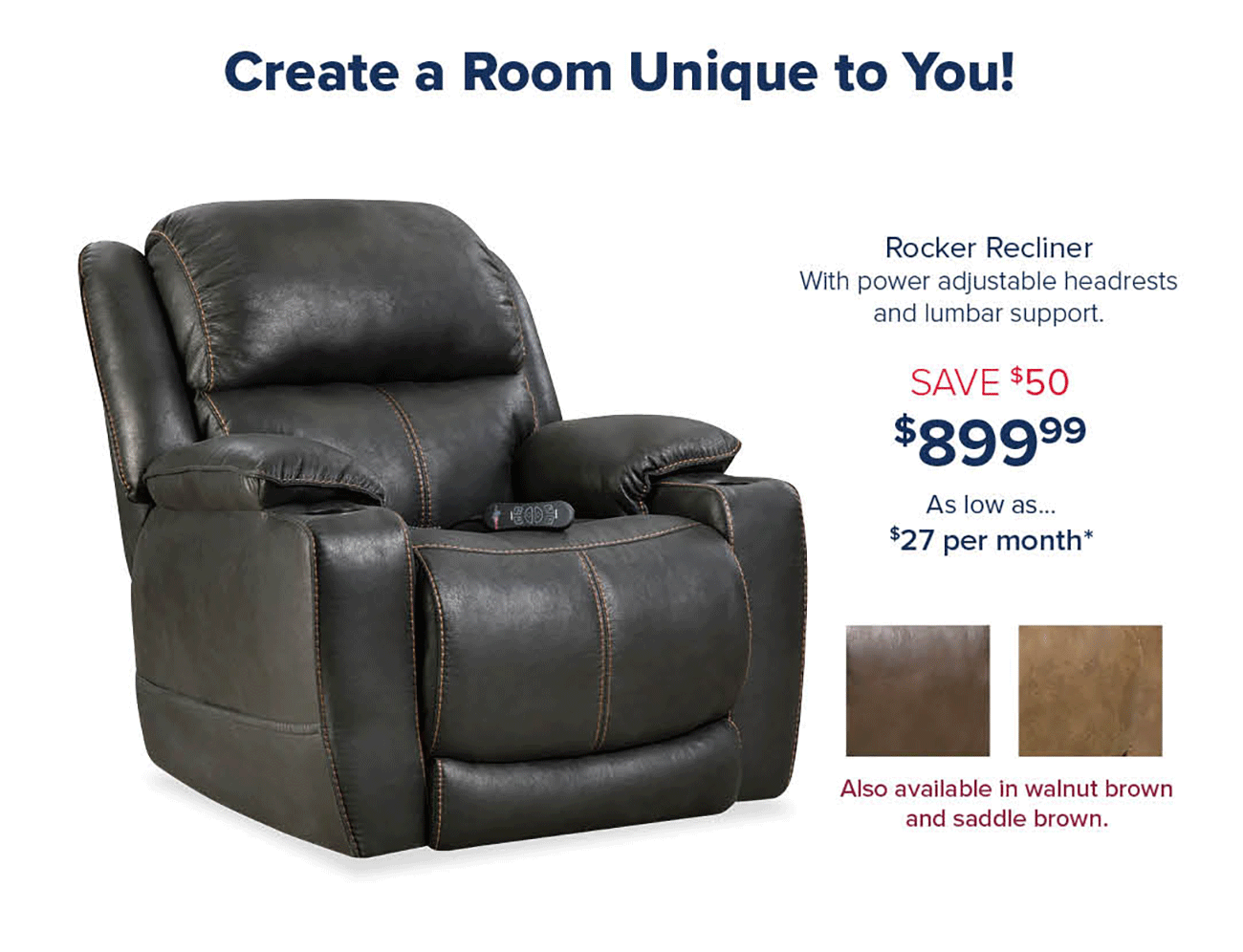 Rocker-Recliner-Black