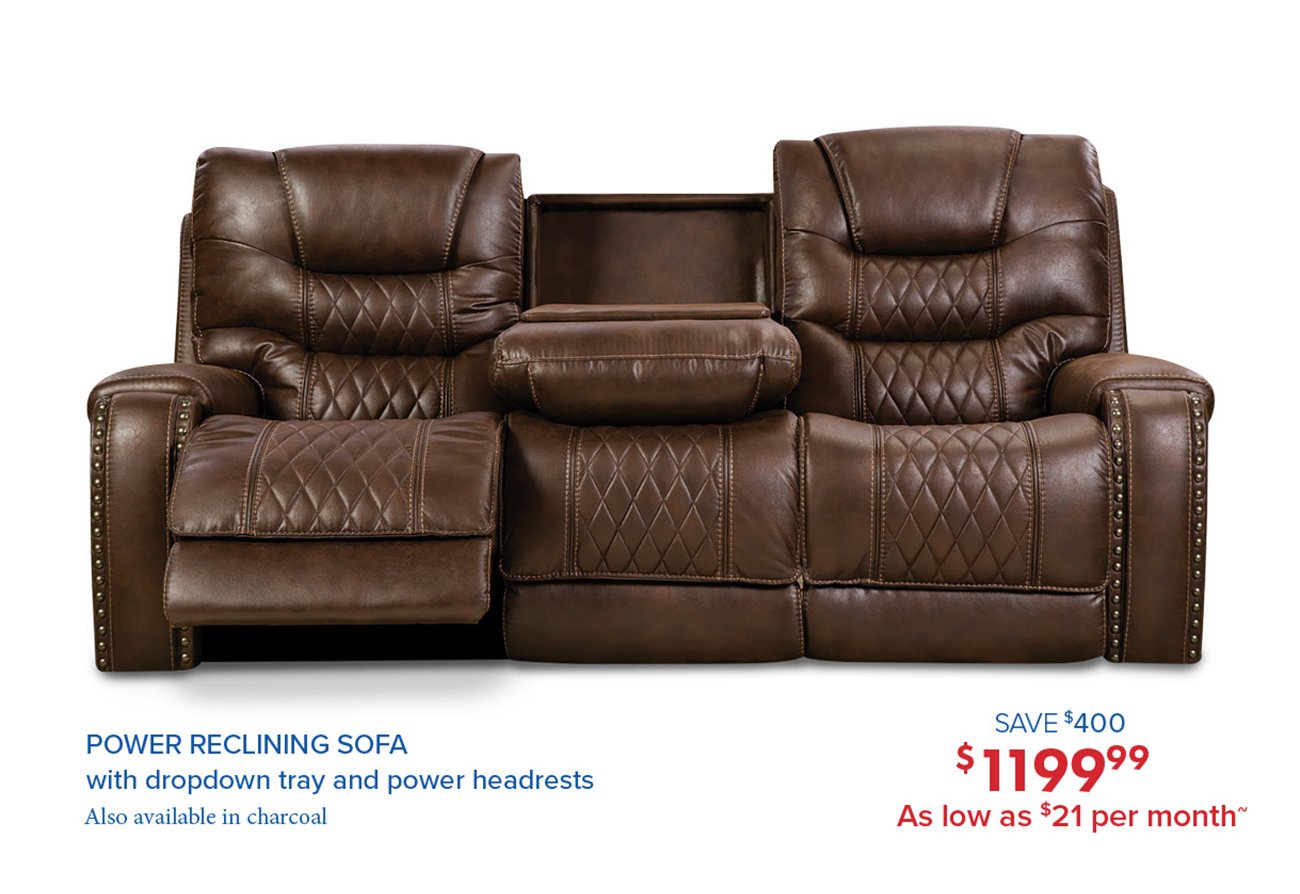 Power-reclining-sofa-with-drop-down