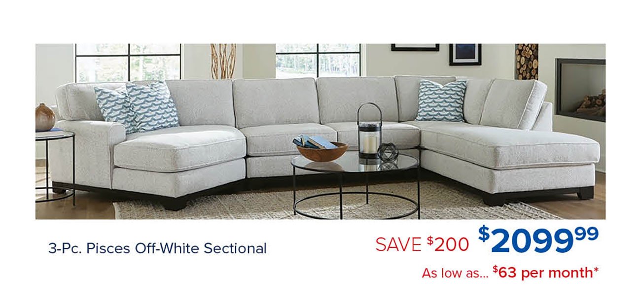 Pisces-Off-White-Sectional