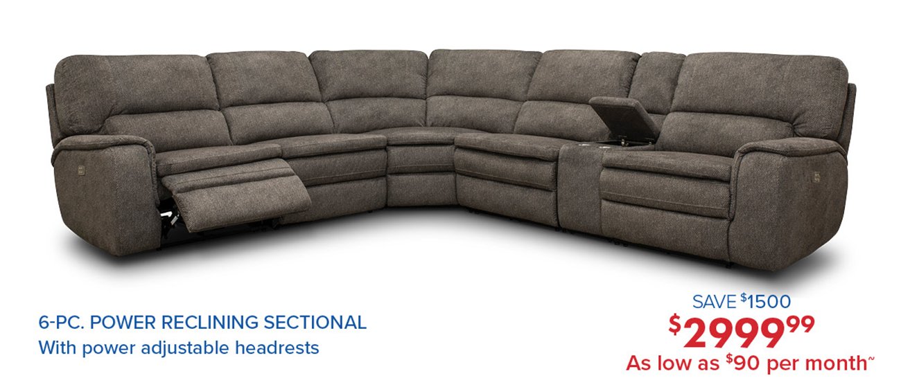 Power-reclining-sectional