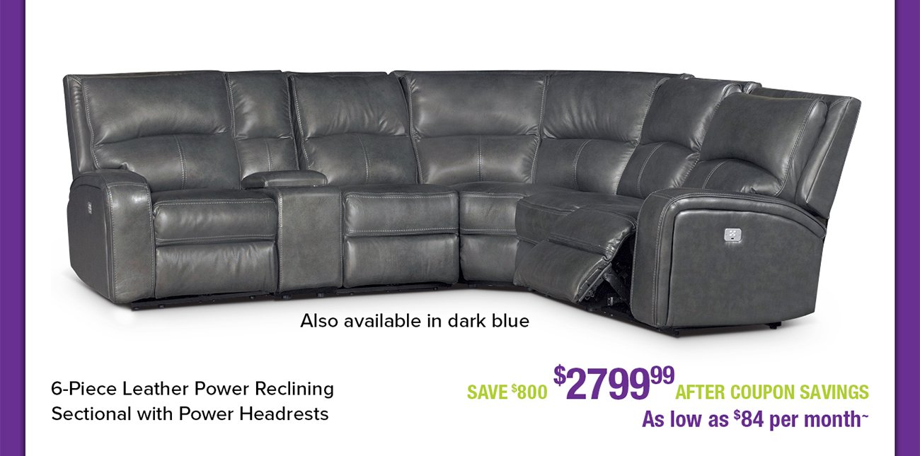 Leather-reclining-sectional