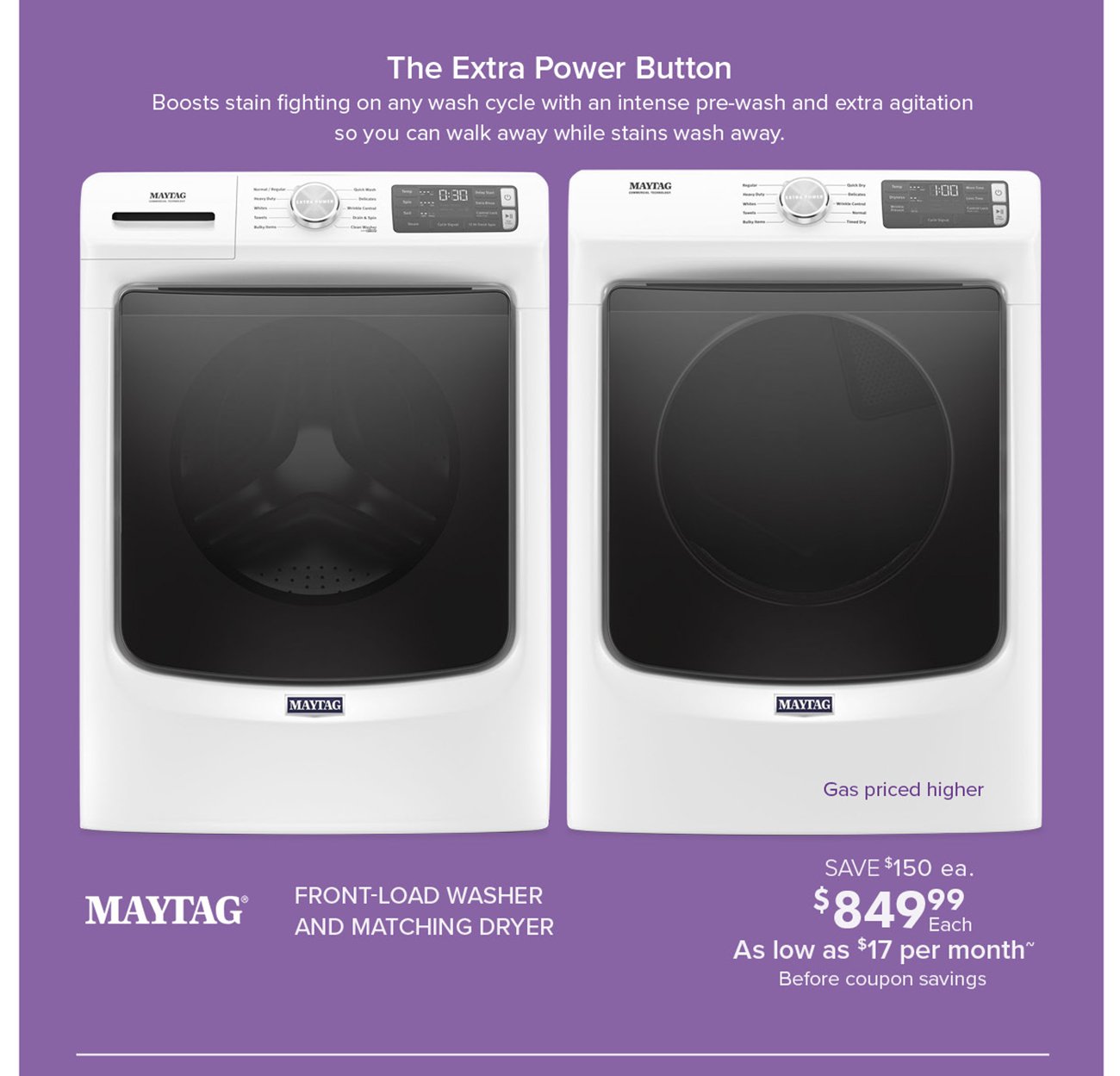 Maytag-Front-load-washer-dryer