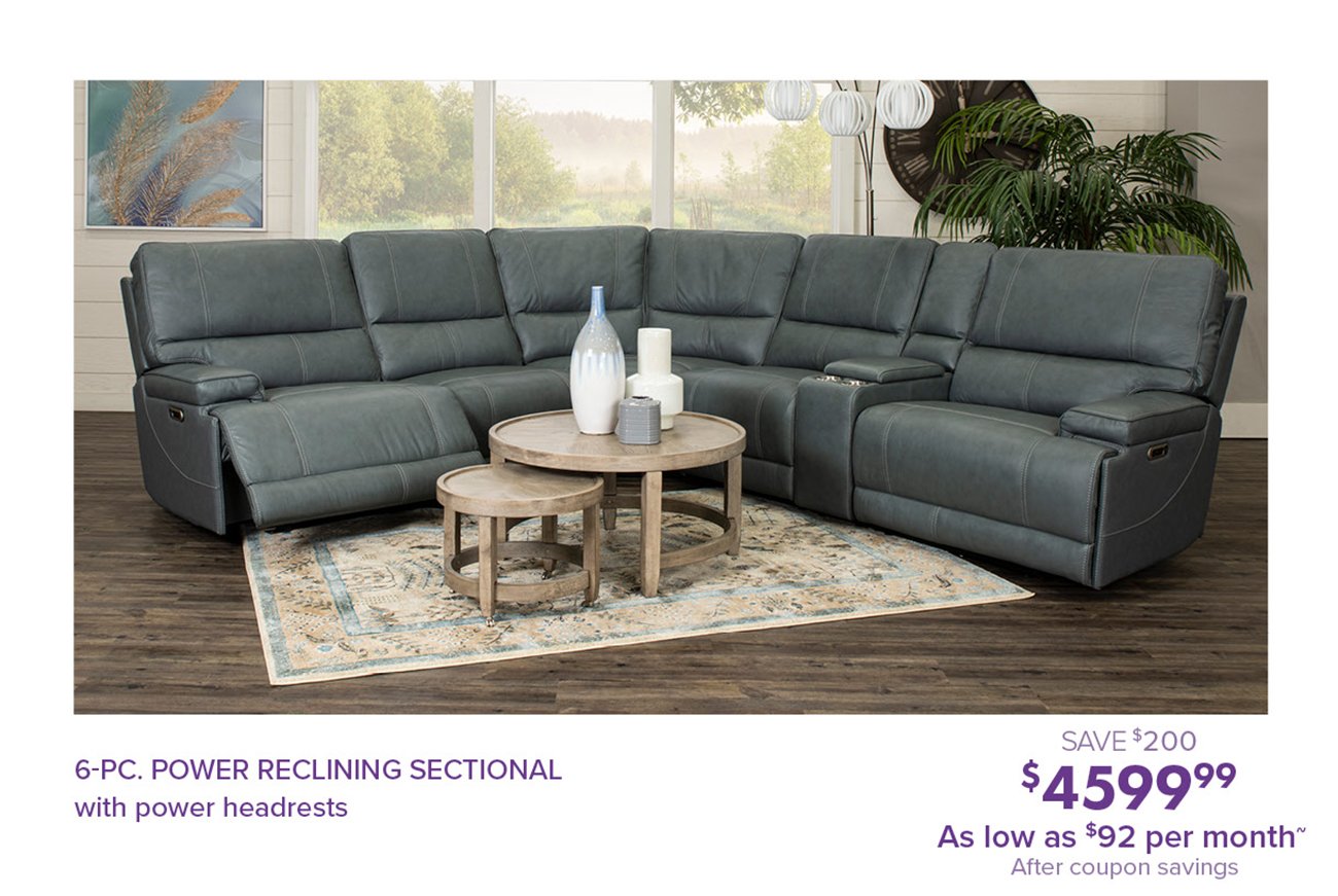 Power-reclining-sectional