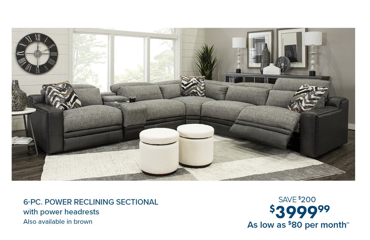 Power-reclining-sectional