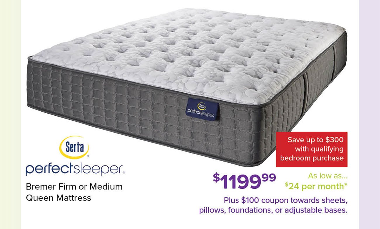 Serta-Bremer-Queen-Mattress