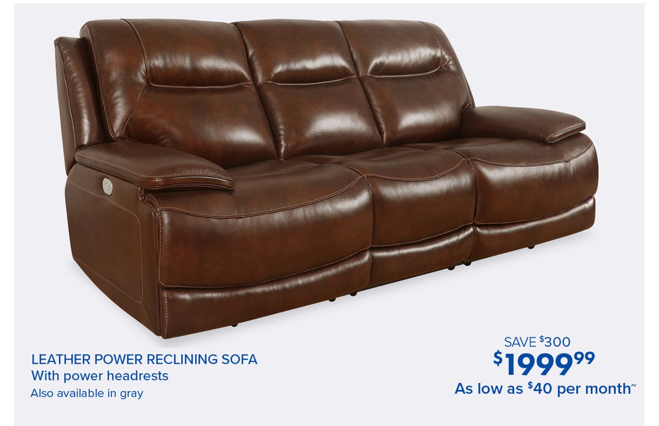 Leather-power-reclining-sofa