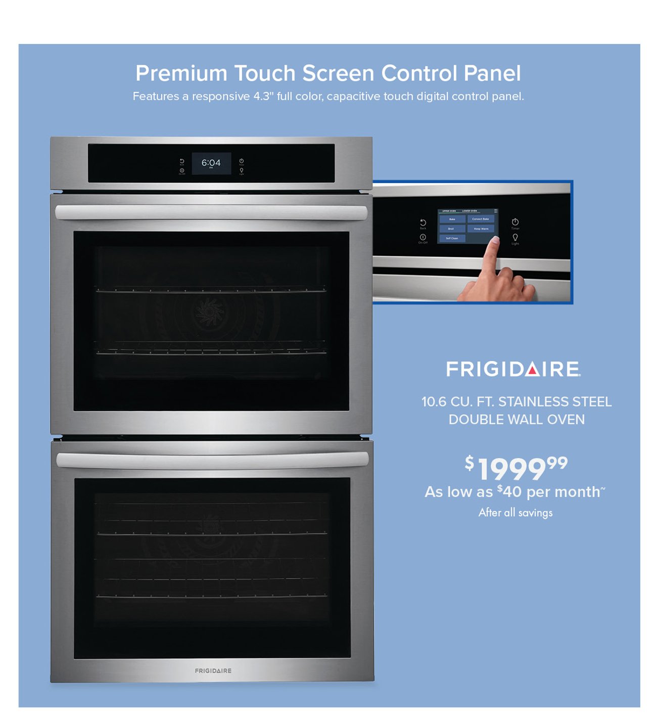 Frigidaire-Double-wall-oven