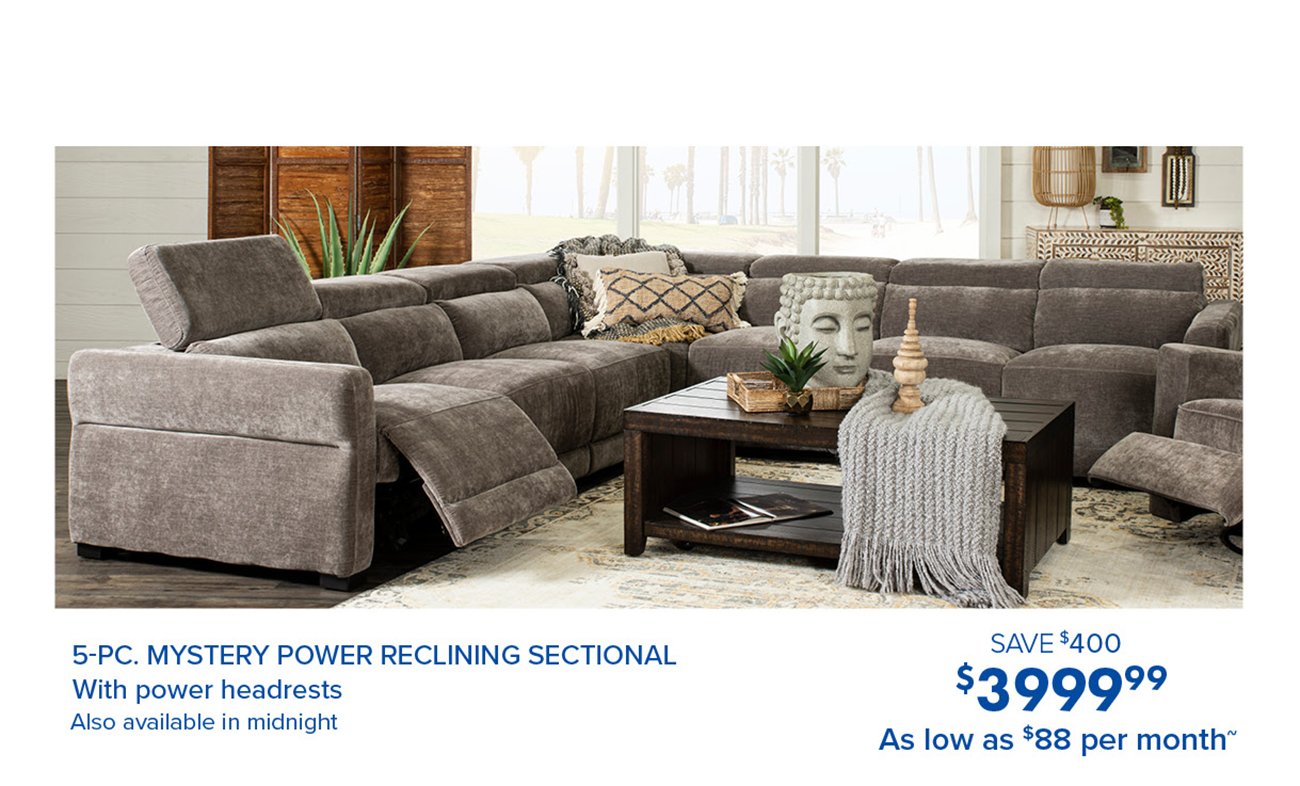 Mystery-power-reclining-sectional