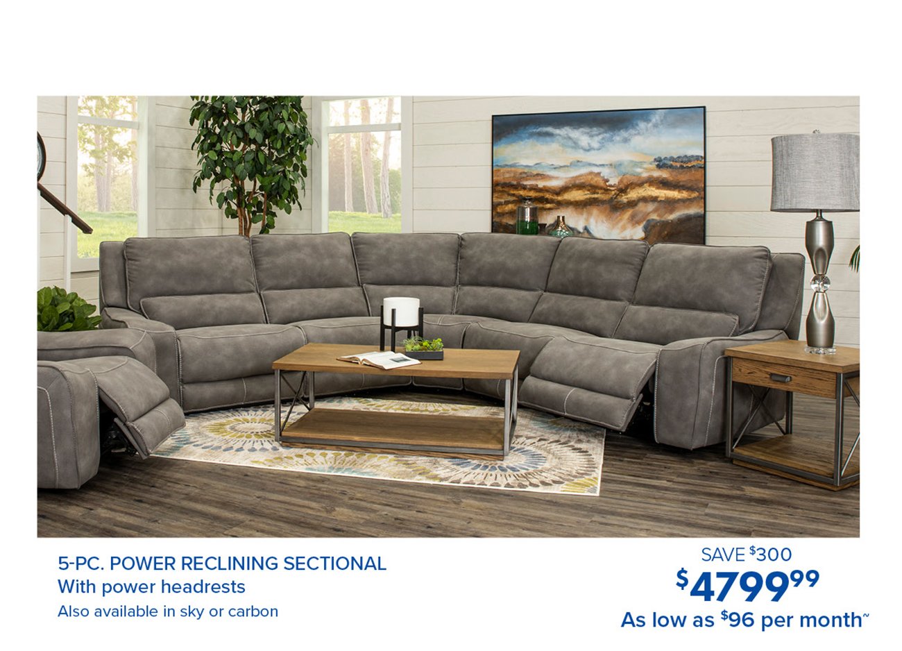 Power-reclining-sectional