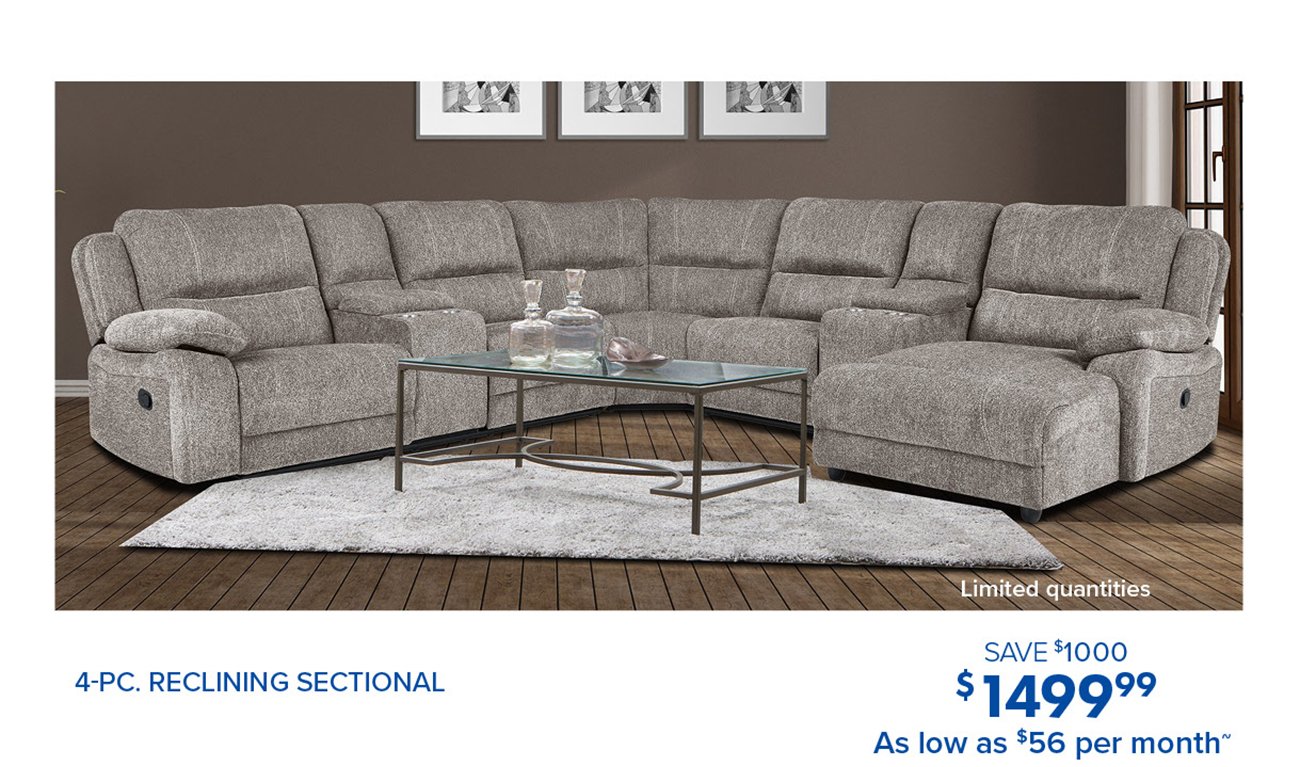 Reclining-sectional