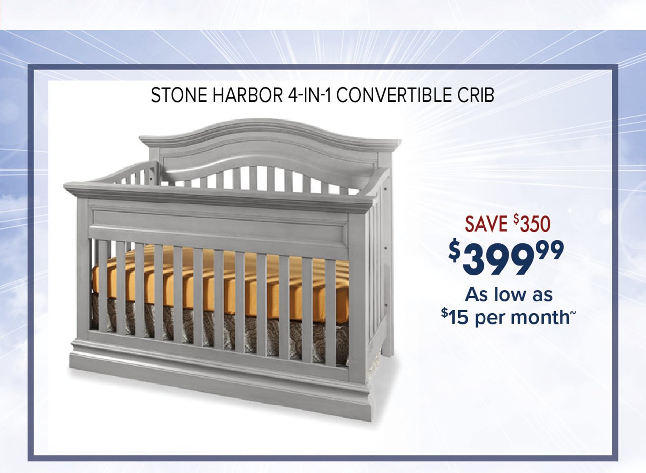 Convertible-crib