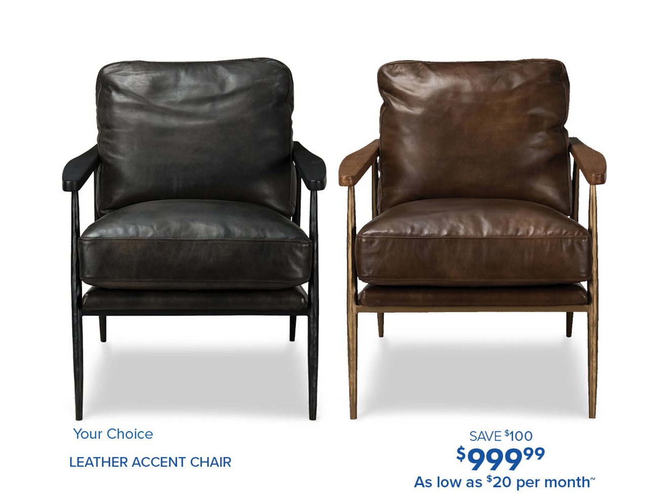 Leather-accent-chair