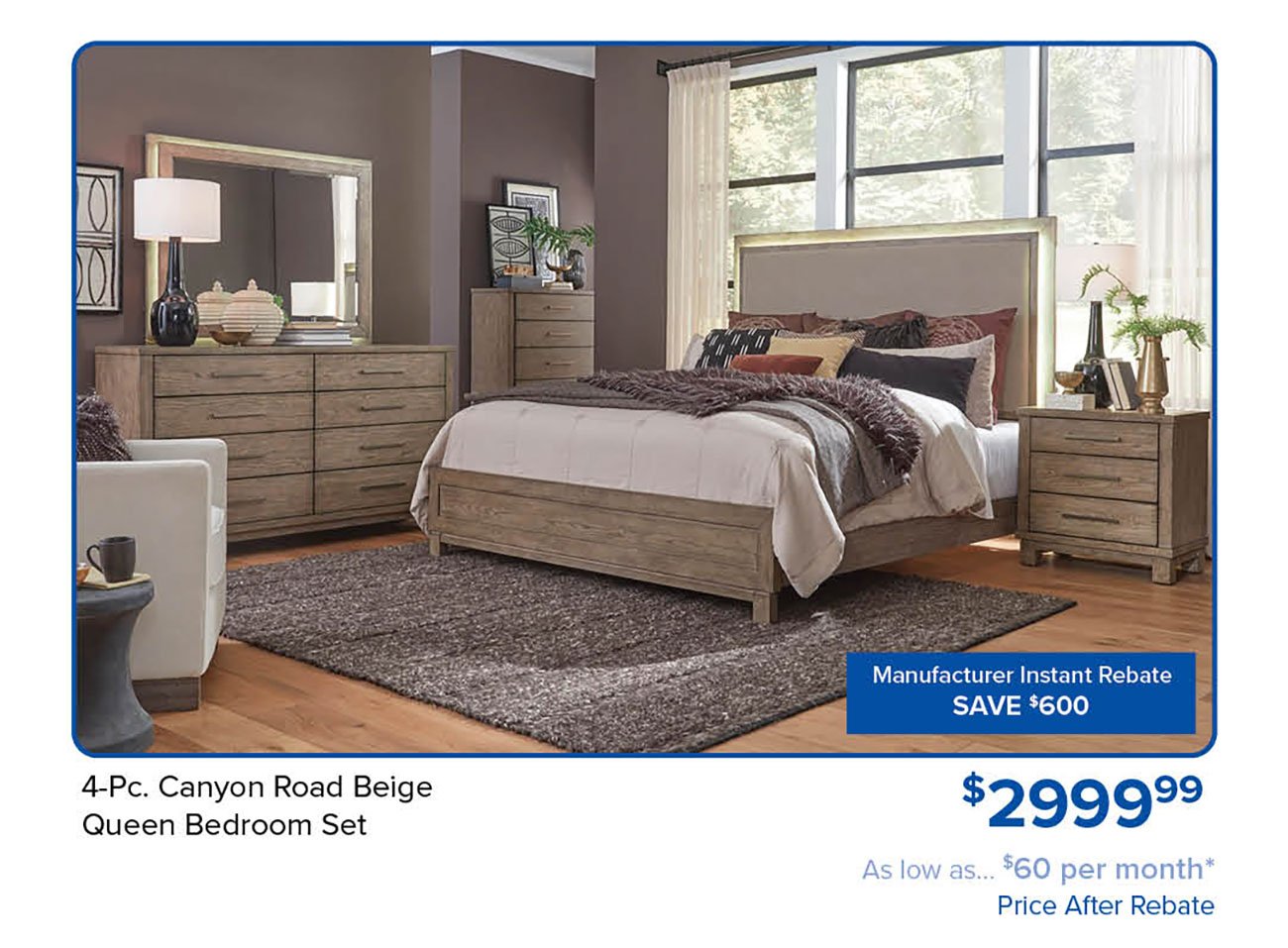 Canyon-Road-Beige-Bedroom-Set