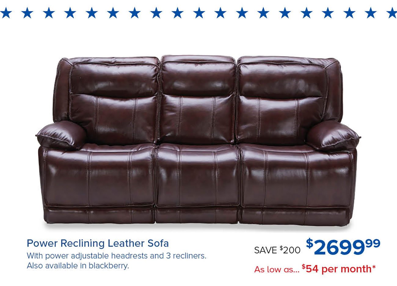 Triple-Power-Reclining-Leather-Sofa