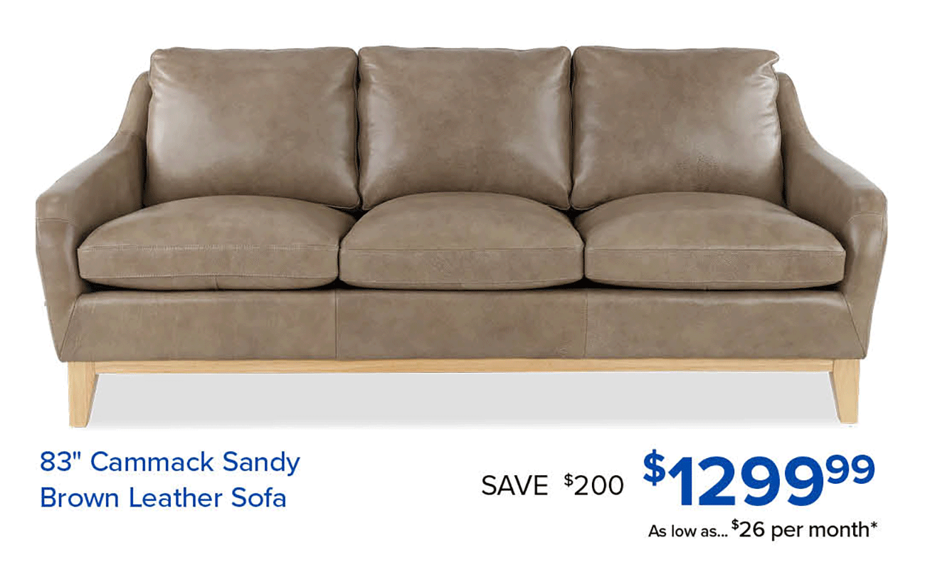 Cammack-Sandy-Brown-Leather-Sofa