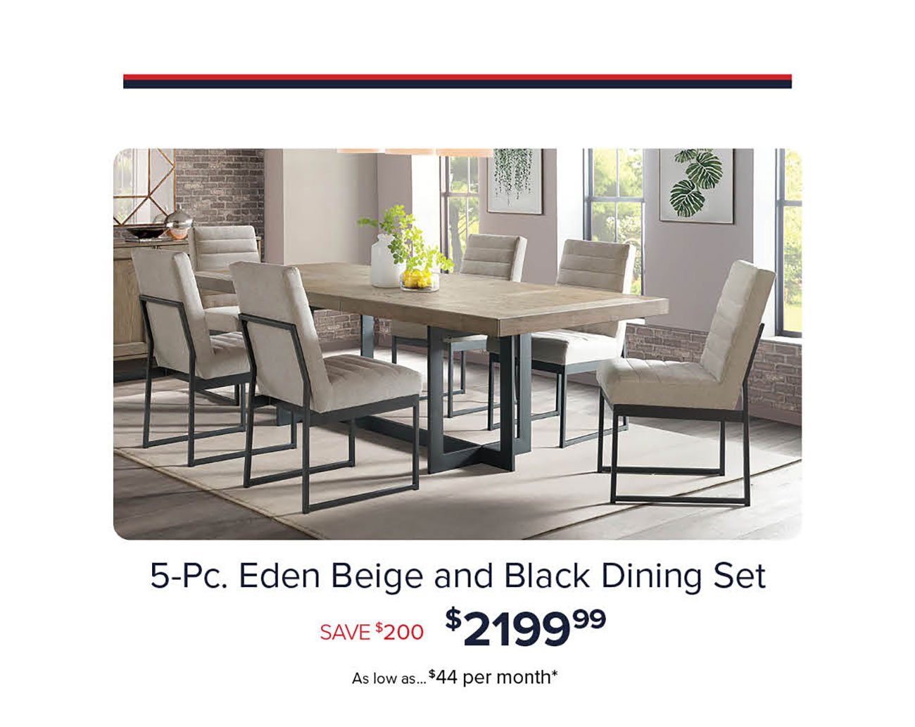 Eden-Beige-Black-Dining-Set