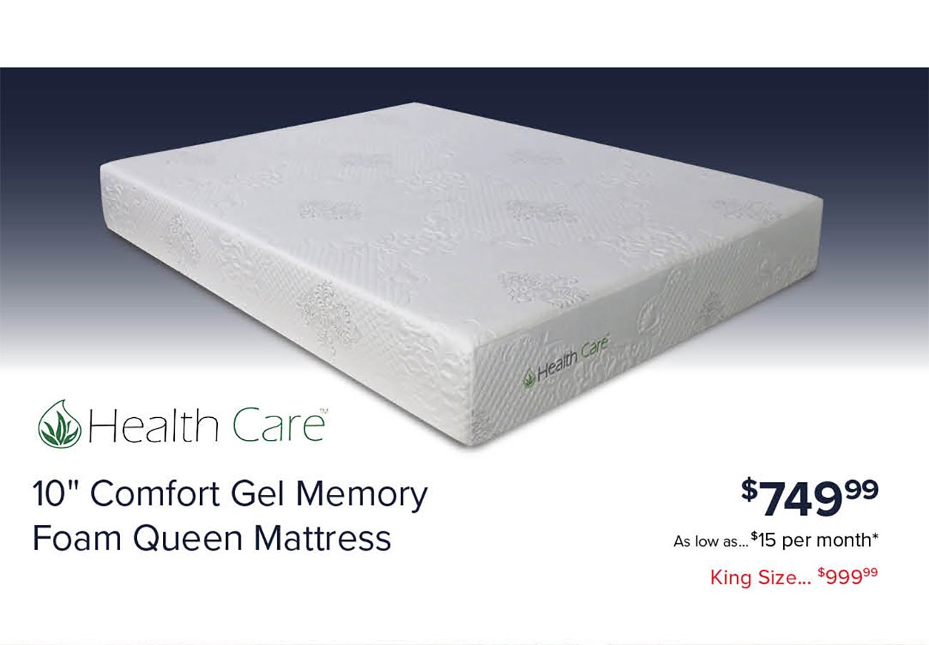 Healthcare-Comfort-Gel-Memory-Foam-Mattress