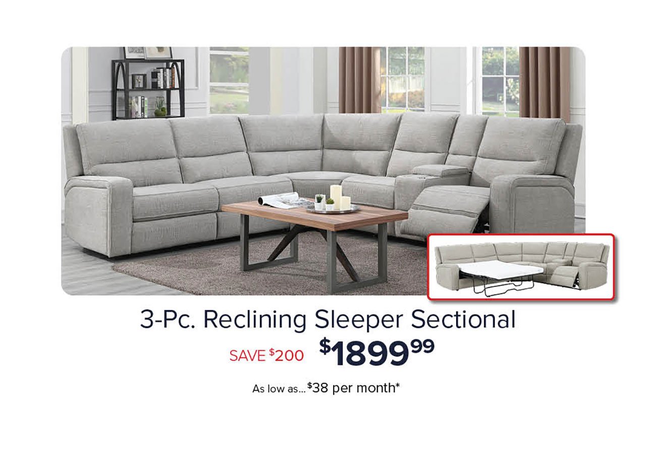 Reclining-Sleeper-Sofa