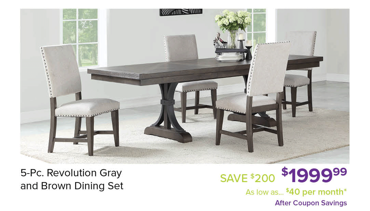 Revolution-Gray-Brown-Dining-Set