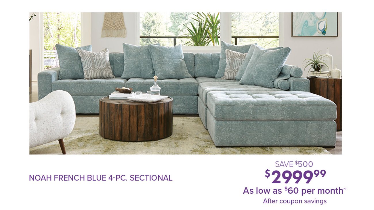 Noah-French-blue-sectional