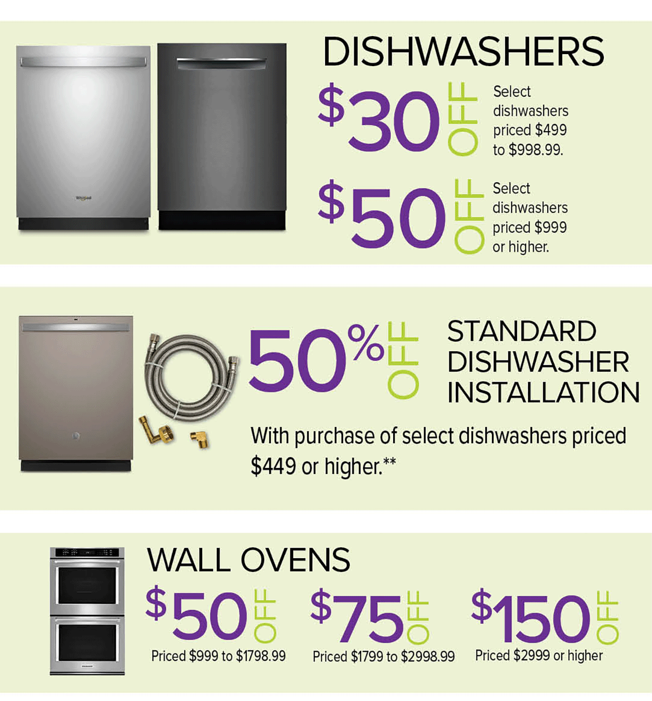 Dishwashers-Wall-Oven-Coupons