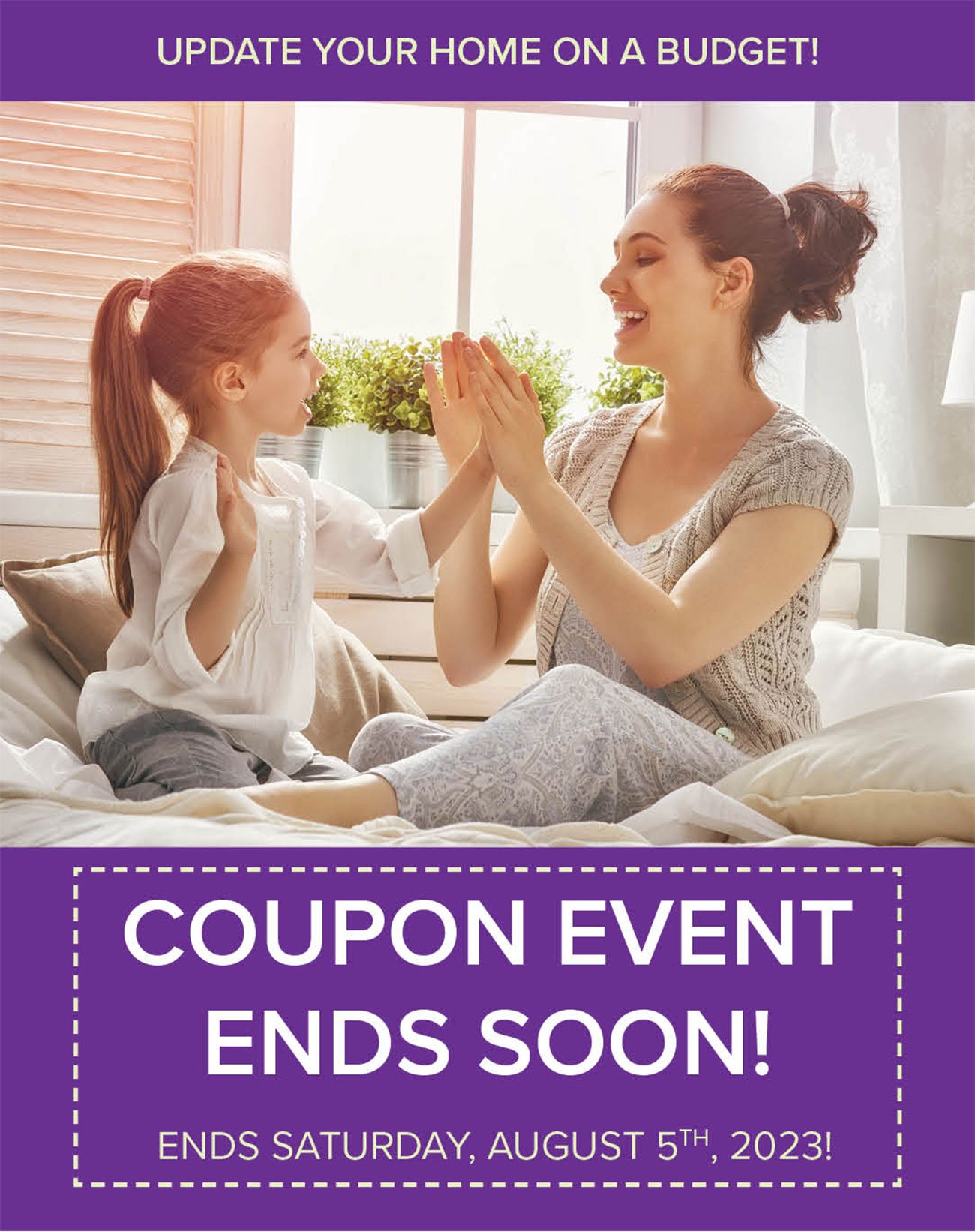 Coupon-Event-Ends-Soon-Mother-Daughter-Playing-Header