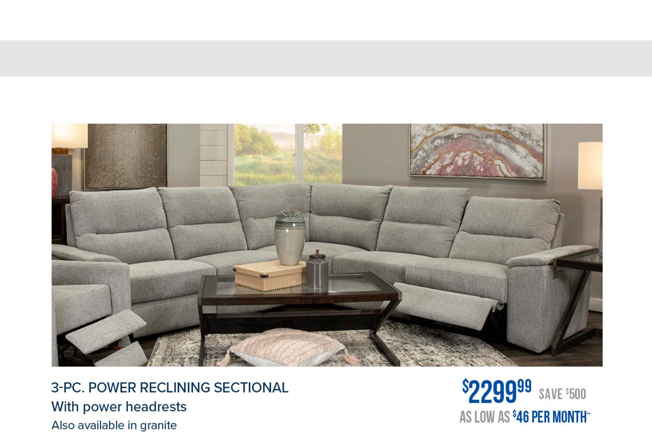 Power-reclining-sectional