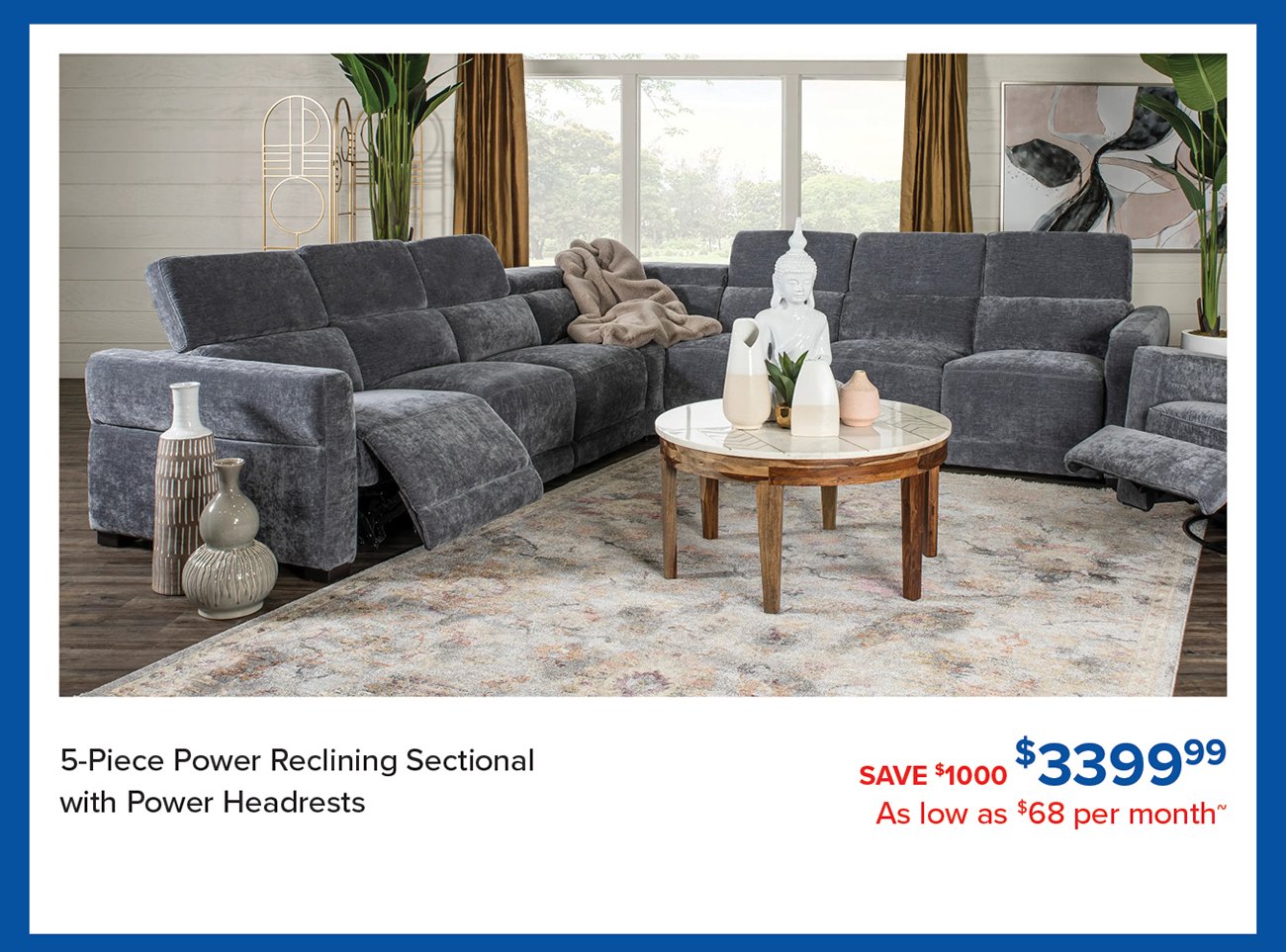 Reclining-sectional