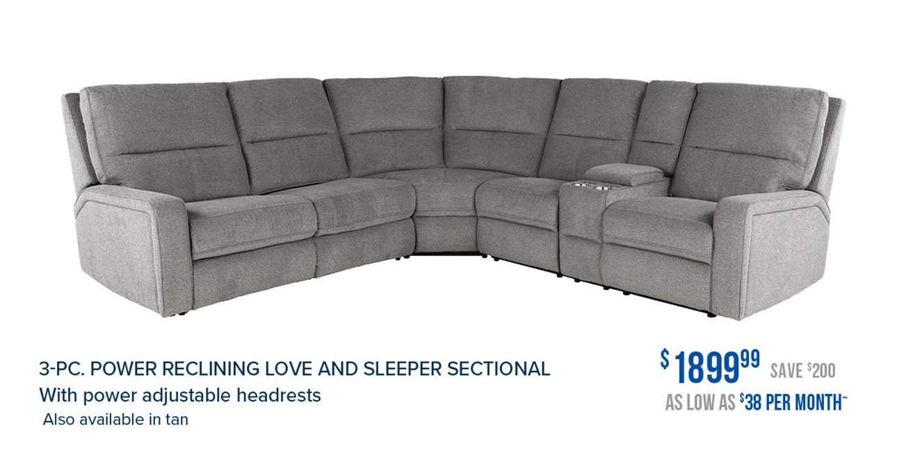 Sleeper-sectional