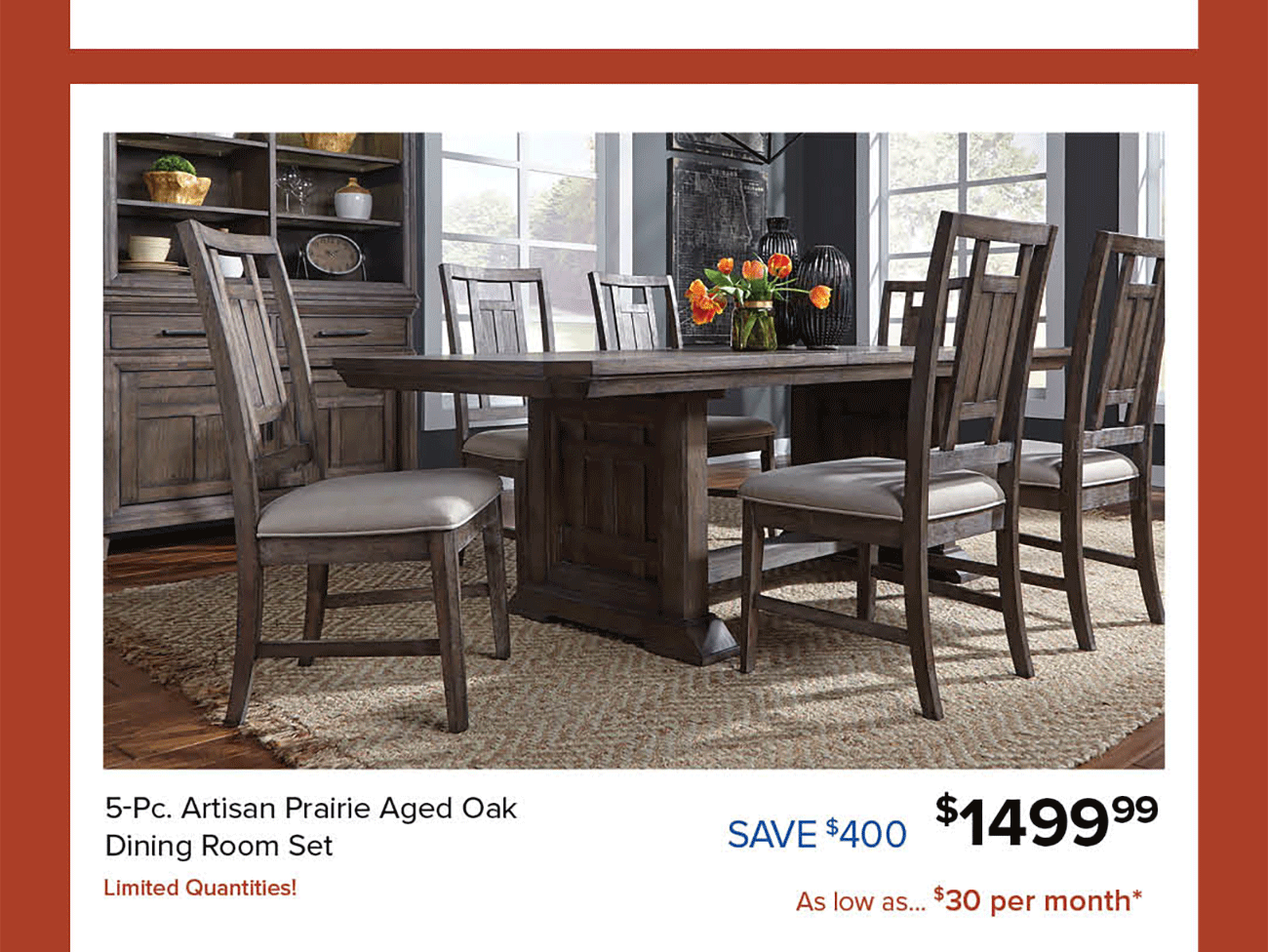 Artisan-Prairie-Aged-Oak-Dining-Set