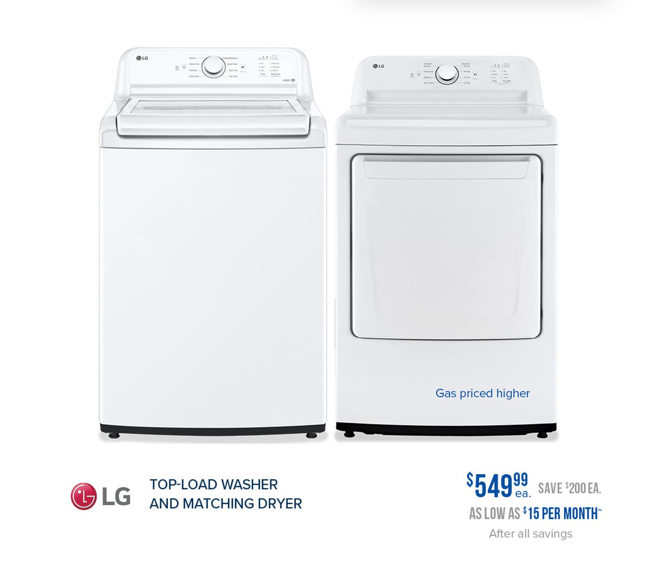 LG-White-top-load-washer-dryer