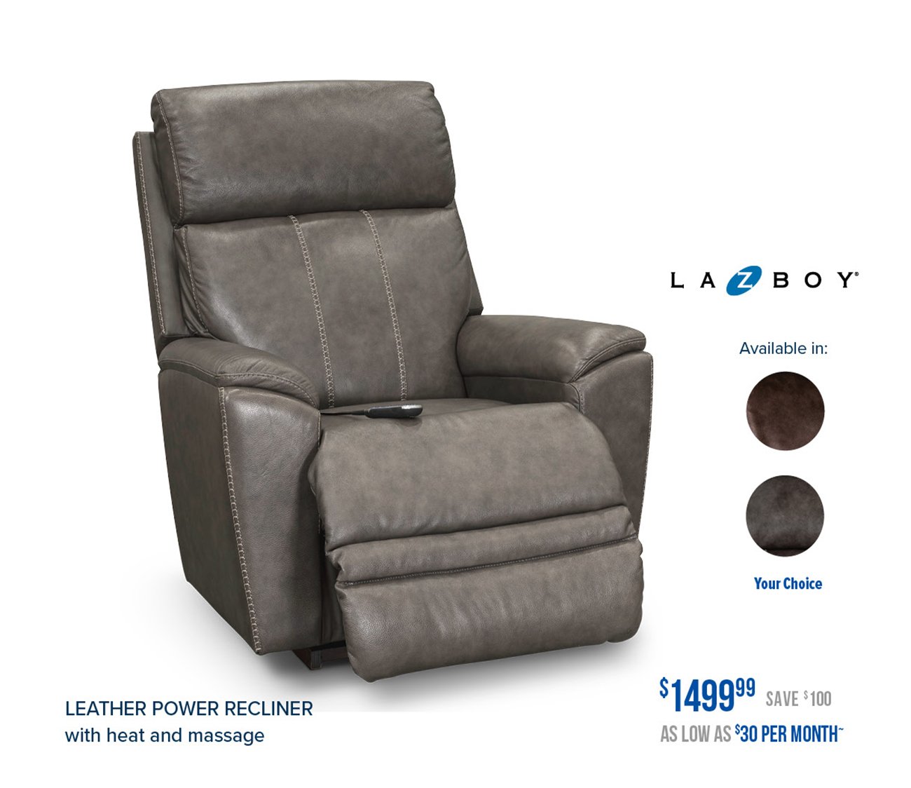 Leather-power-recliner