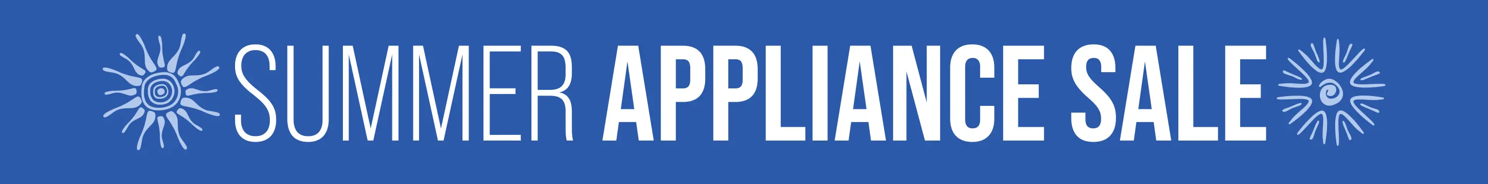 Summer Appliance Sale