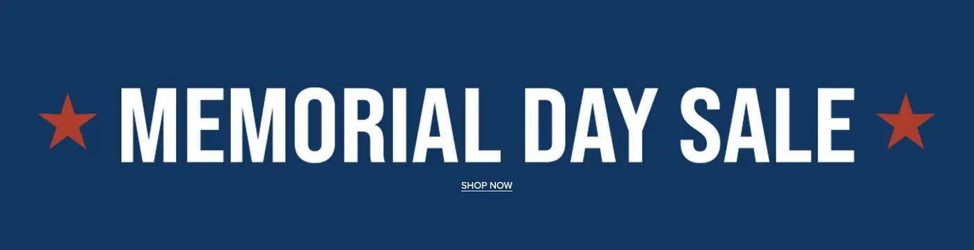 Memorial Day Sale Shop Now.