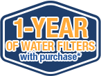 receive a 1 Year supply of water filters with select GE refrigerators