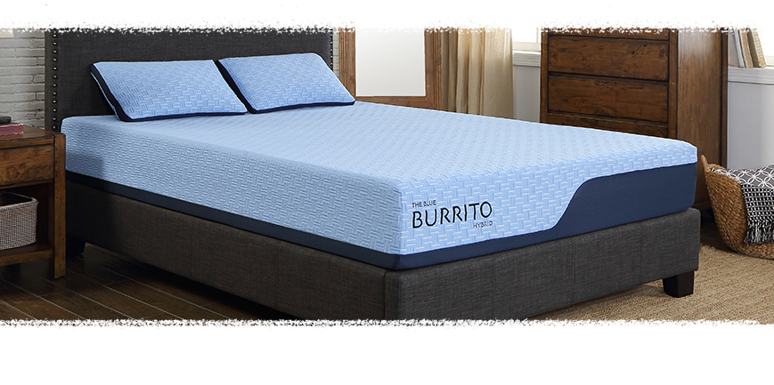 blue burrito hybrid mattress review