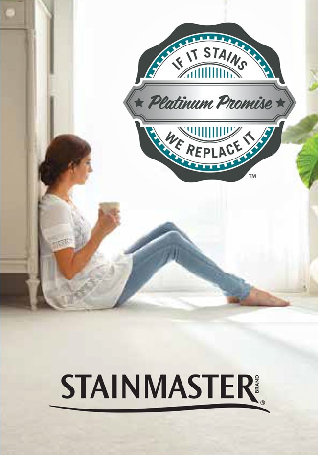 Stainmaster if it stains, we replace it platinum promise