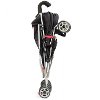 Double Scarlet Red/Black Side-by-Side Umbrella Stroller - Cloud -2